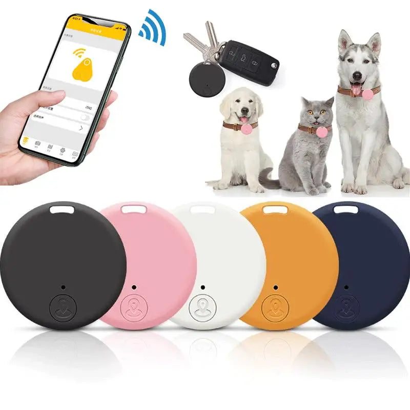 Smart Tag Mini GPS Bluetooth 5.0 Tracker Anti-Lost Device For Pets Cat Dog Kids Key Bag Wallet Universal Tracking Finder Locator