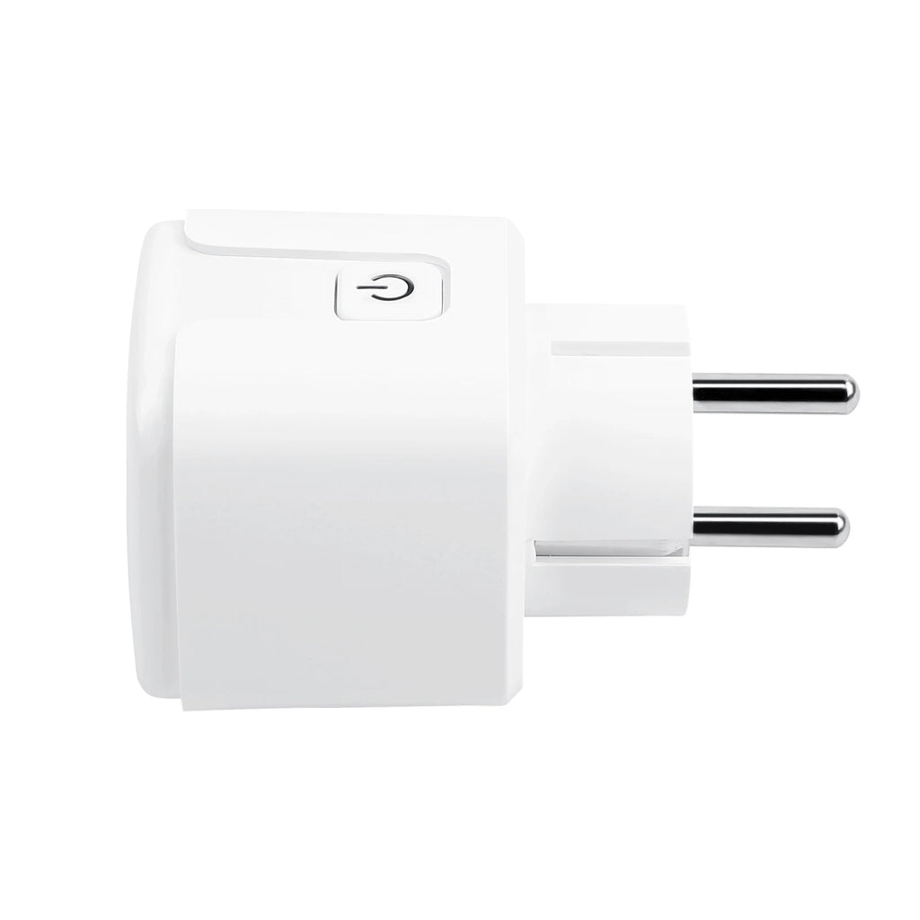 Tuya Smart Plug WiFi EU Universal 16A With Power Monitor Remote Timing Socket Outlet Works With Yandex Alice, Alexa, Goole Home