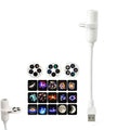 Mini USB Galaxy Star Projector Light 360° Adjustable Night Light Atmosphere Lights For Bedroom Romantic Night Birthday Party Use