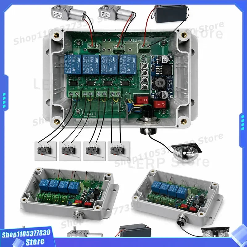 Solar Tracker Sun Tracking System Single Double Axis Controller Auto Manual Switch Vertical Towards Sun