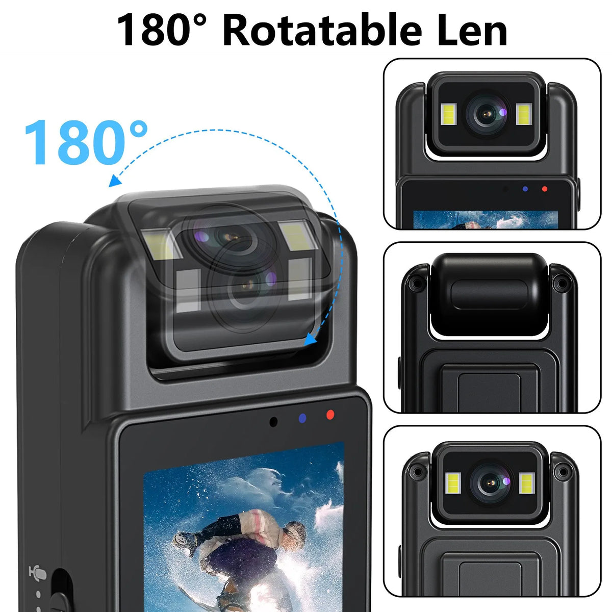 2026 NEW  Mini Camera 1080P Portable Digital Video Recorder Worn Police Small Body Cam Night Vision DV Miniature Camcorde