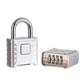 Alloy Combination Padlock Waterproof 4-Digit Number Password Code Locks Anti Theft Heavy Duty Drawer Cabinet Lock