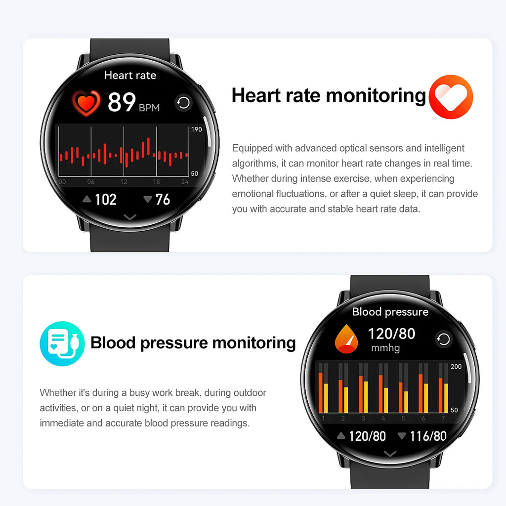 2026New Active 2 Smart Watch Built-in GPS for Women Men IP68 Waterproof Sports Watches Heart Rate Monitor Ultra-Thin Smartwatch