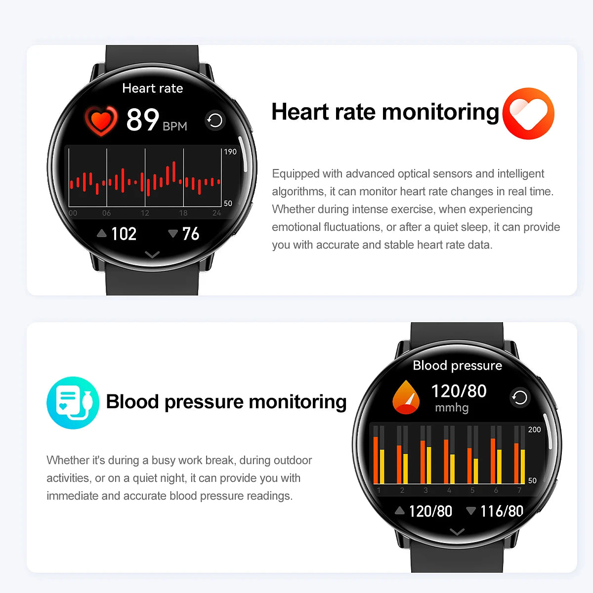 2026New Active 2 Smart Watch Built-in GPS for Women Men IP68 Waterproof Sports Watches Heart Rate Monitor Ultra-Thin Smartwatch