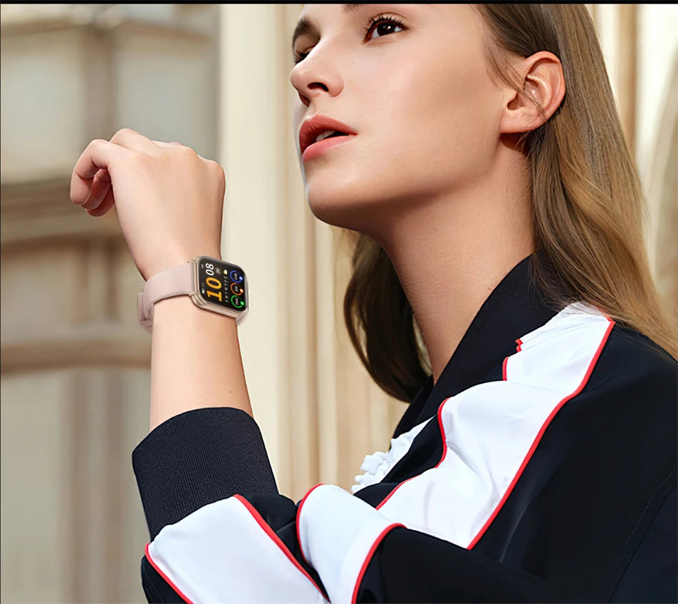 2026 New Smartwatches Men Women Sports Fitness Tracker IP68 Waterproof Built-in 24H Heart Rate 700 mAh Battery Call Smart Watch