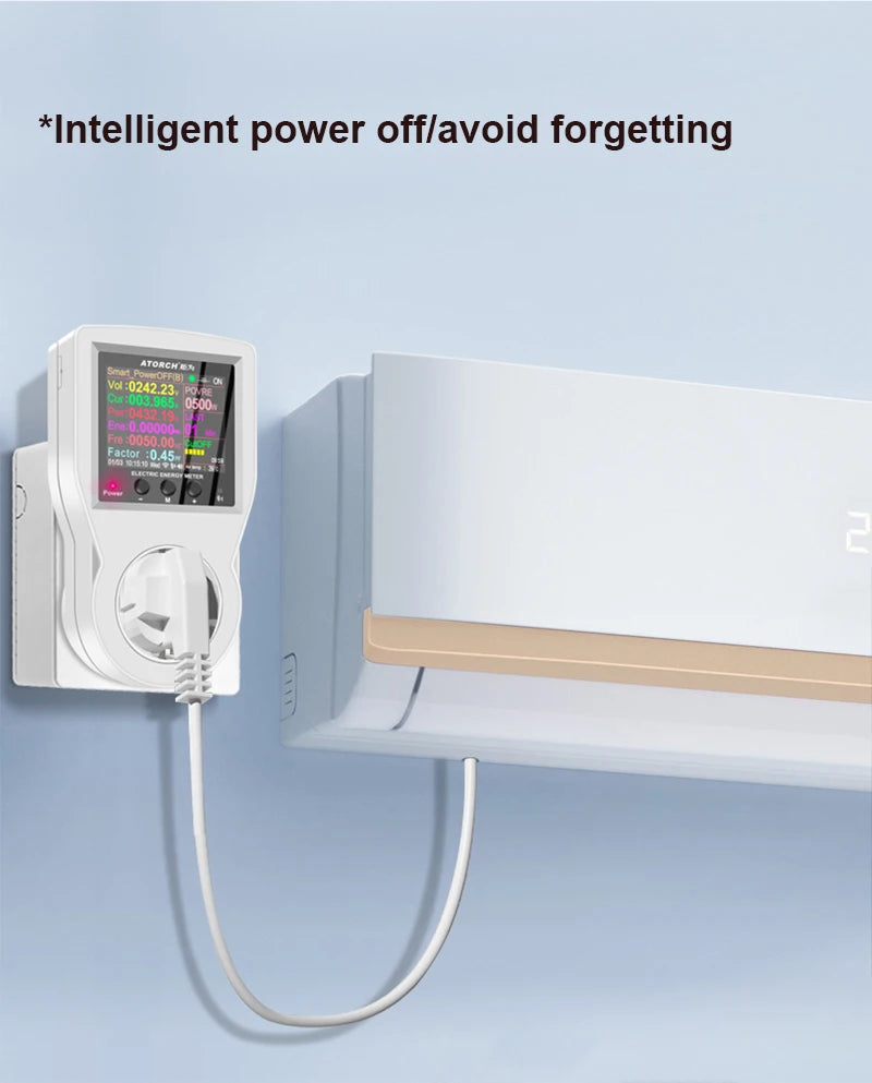 AC85-265V 16A Tuya WIFI Smart Socket Digital Wattmeter Electricity Consumption Power Kwh With Switch Power Energy Meter