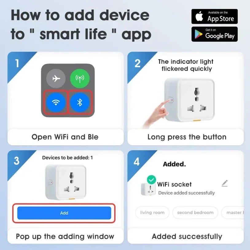 16A Tuya WiFi Smart Plug Travel Conversion Socket UK EU US Standard Power Monitor Timer Remote Control Smart Home Outlet