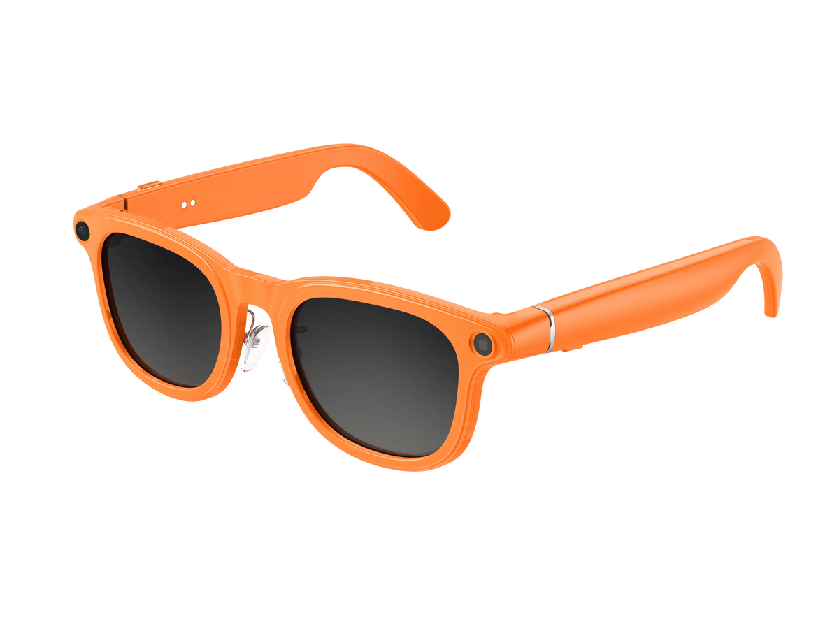 AI Smart Audio image Glasses, 3600mAh Charging Case, Hands-Free Call, Open-Ear Headphones, for Driving, Running, Daily Use