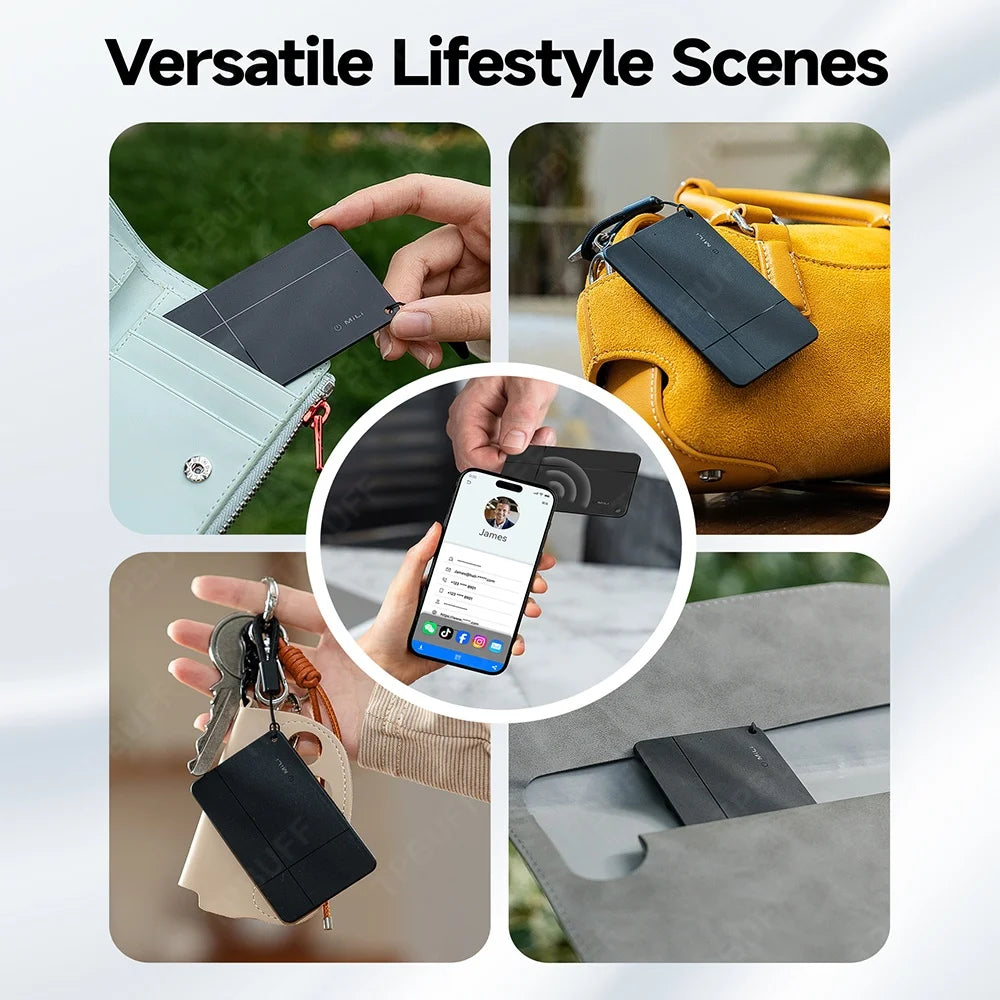 Wallet Anti-loss Card Gps Tracker Android Bluetooth Portable GPS Tracker Anti-Lost Android Airtag Tracker Gps Antilost Portable