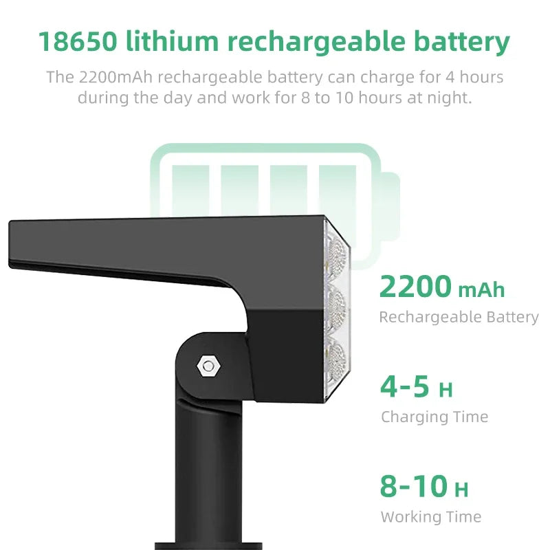 Solar Lights Outdoor  92 LED Solar Spot Lights Outdoor IP67 Waterproof Solar Garden Lights 2 In 1 for Yard Garden Porch