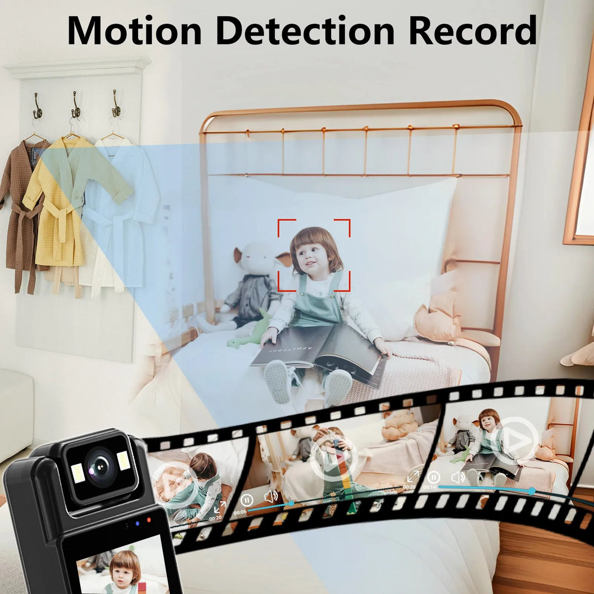 2026 NEW  Mini Camera 1080P Portable Digital Video Recorder Worn Police Small Body Cam Night Vision DV Miniature Camcorde