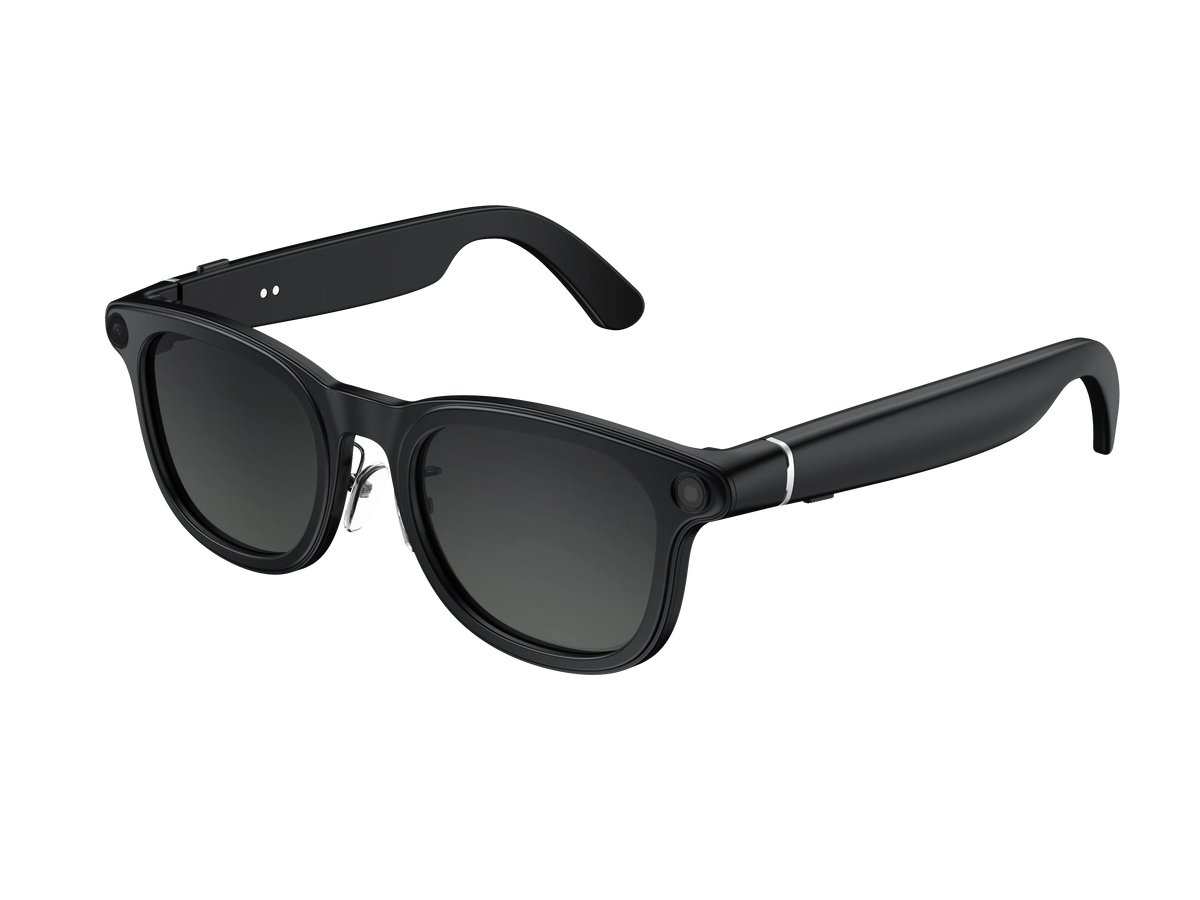 AI Smart Audio image Glasses, 3600mAh Charging Case, Hands-Free Call, Open-Ear Headphones, for Driving, Running, Daily Use