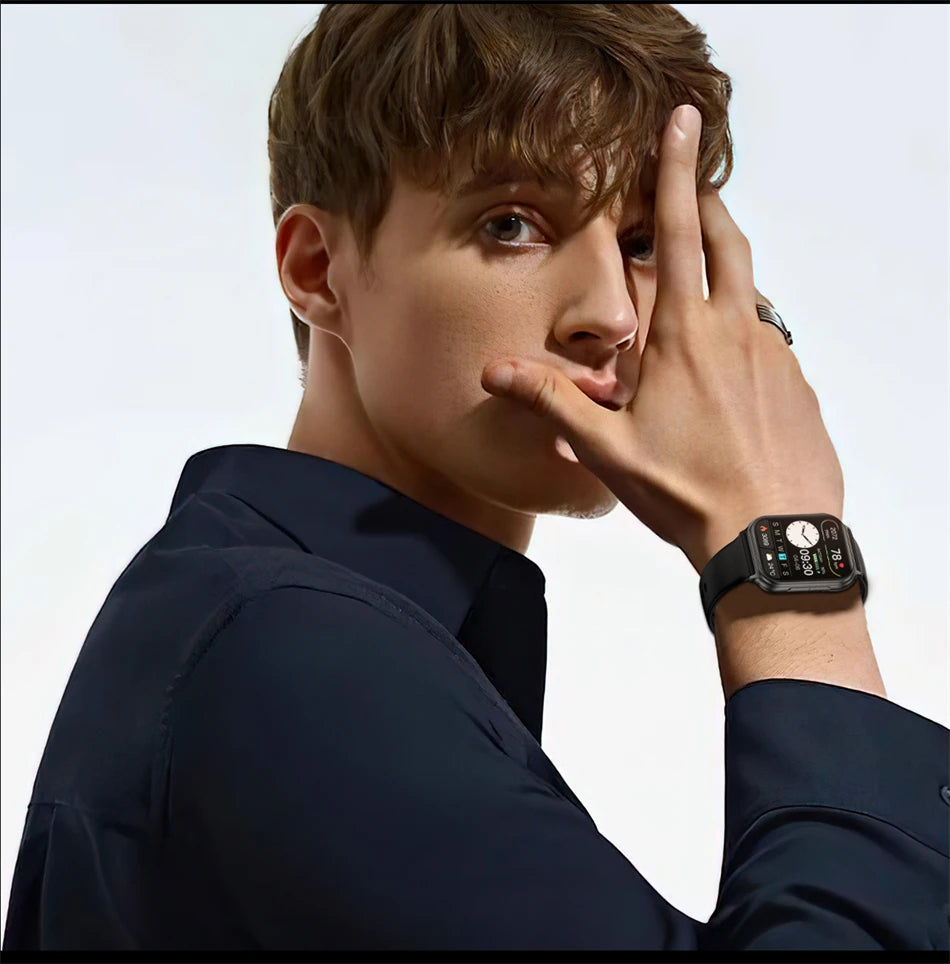 2026 New Smartwatches Men Women Sports Fitness Tracker IP68 Waterproof Built-in 24H Heart Rate 700 mAh Battery Call Smart Watch