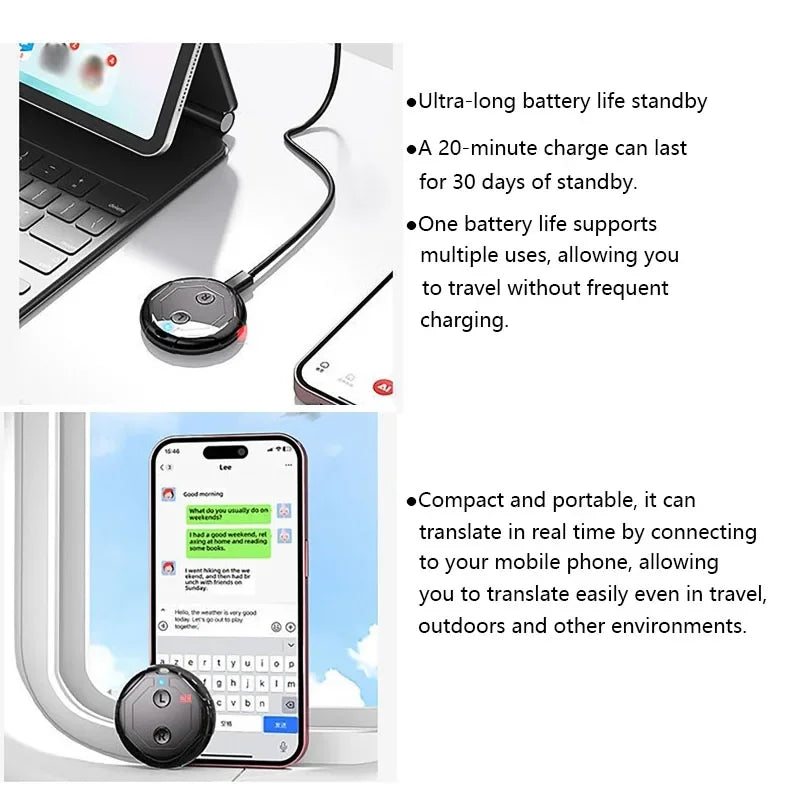 Real-time Language Translator Instant Voice Translators Meeting Summary Speech Simultaneous Interpretation AI Smart Translator