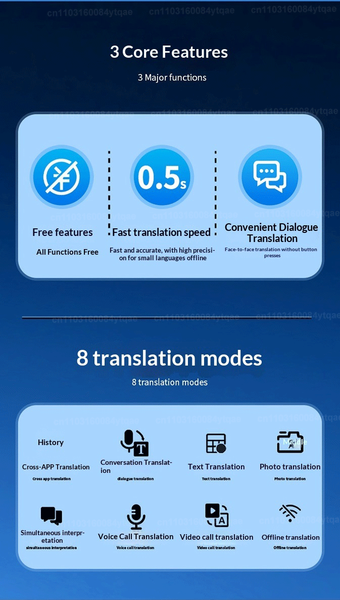 UURMI T5 AI Translator: 144 Languages, 0.5s Speed, 98% Accuracy, 16 Offline, Photo/Video Translate, 60-Day Battery, 5G Free