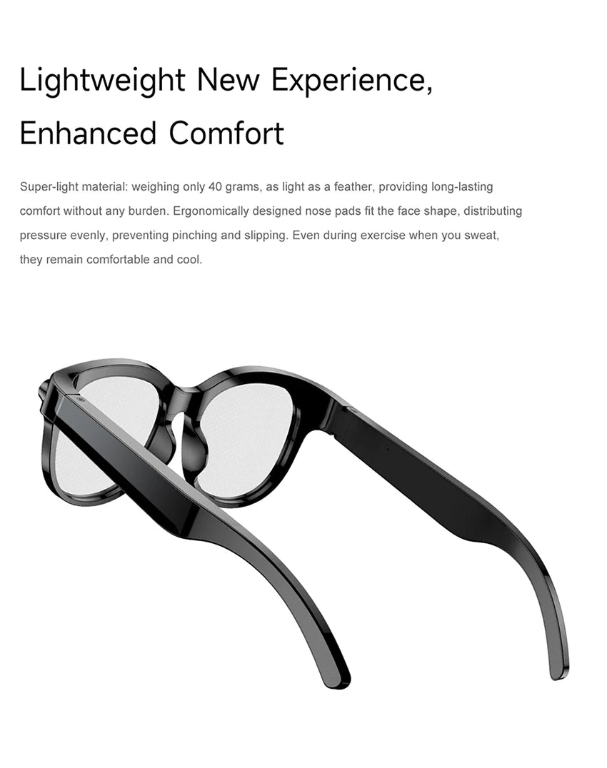 800W Pixel Camera Smart Glasses Video Recording AI Photo Recognition Bluetooth Call Voice Translation Sunglasses For Men Women
