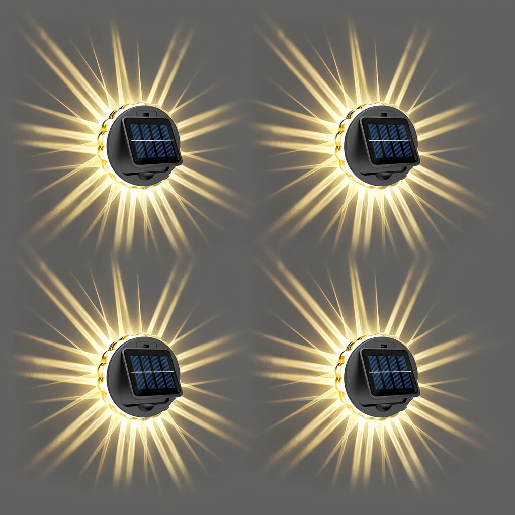Solar Lights Decor Outdoor Led Atmosphere Lights Waterproof Lamp for Wall Stairs Fence Yard Patio Pathway Solar landscape lights
