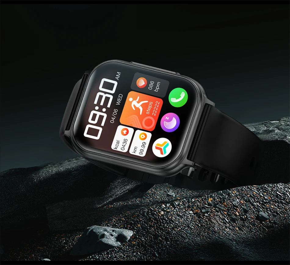 2026 New Smartwatches Men Women Sports Fitness Tracker IP68 Waterproof Built-in 24H Heart Rate 700 mAh Battery Call Smart Watch