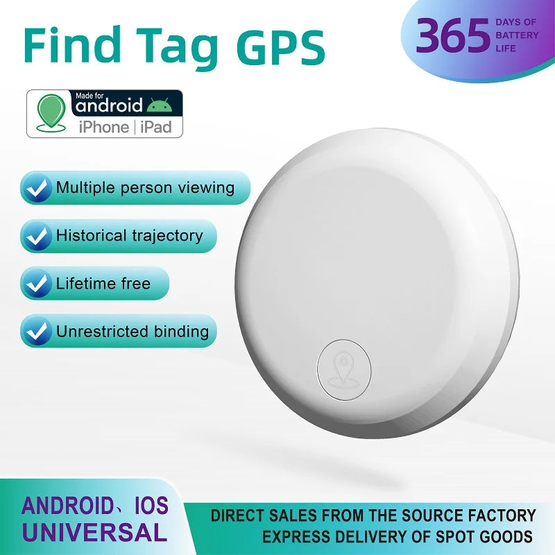 global tracker locator for iOS and android gps tracker findtag Track Playback anti-lost device for car bag luggage kids elderly