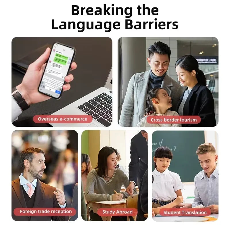 Real-time Language Translator Instant Voice Translators Meeting Summary Speech Simultaneous Interpretation AI Smart Translator