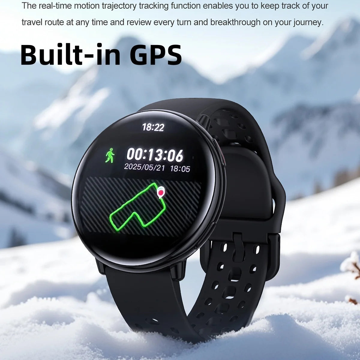 2026New Active 2 Smart Watch Built-in GPS for Women Men IP68 Waterproof Sports Watches Heart Rate Monitor Ultra-Thin Smartwatch