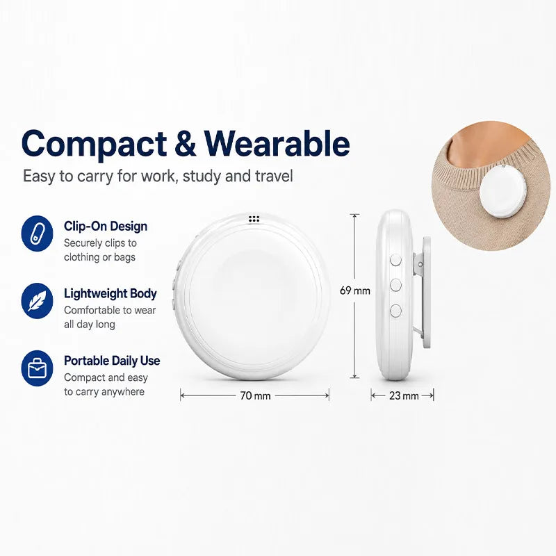 Smart Wearable Translator Ai Translators Language Translator Device  Spanish & English Practice Real Time Language Translators