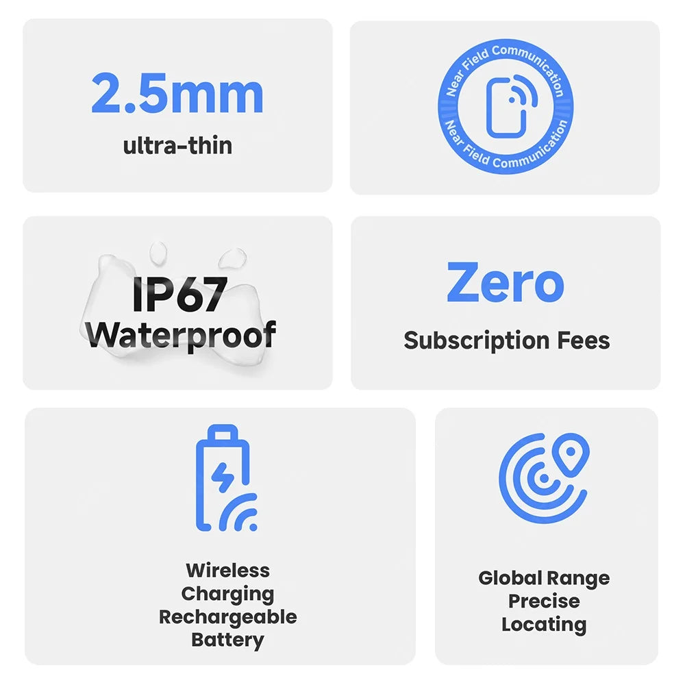 Wallet Anti-loss Card Gps Tracker Android Bluetooth Portable GPS Tracker Anti-Lost Android Airtag Tracker Gps Antilost Portable