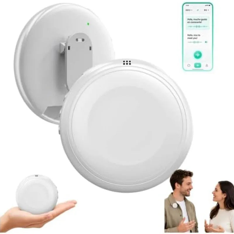 Smart Wearable Translator Ai Translators Language Translator Device  Spanish & English Practice Real Time Language Translators