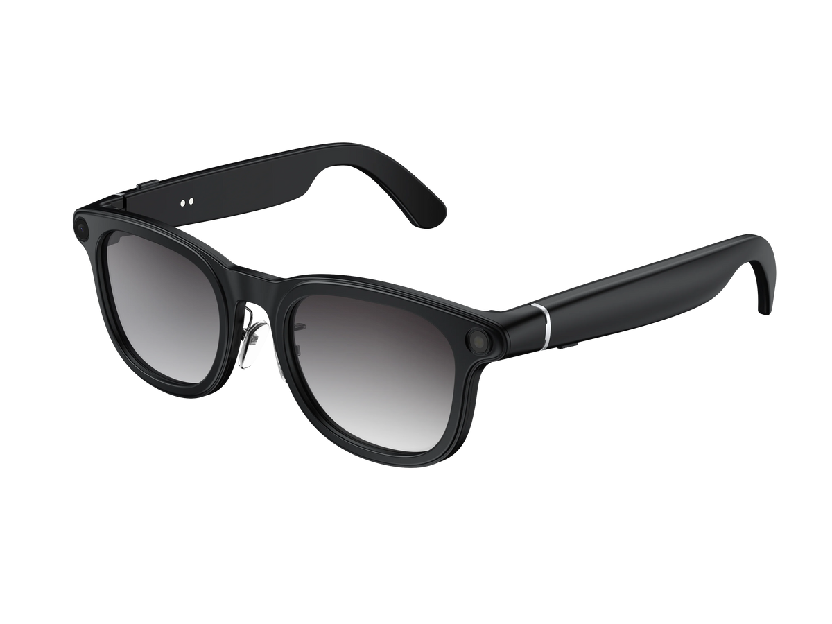 AI Smart Audio image Glasses, 3600mAh Charging Case, Hands-Free Call, Open-Ear Headphones, for Driving, Running, Daily Use