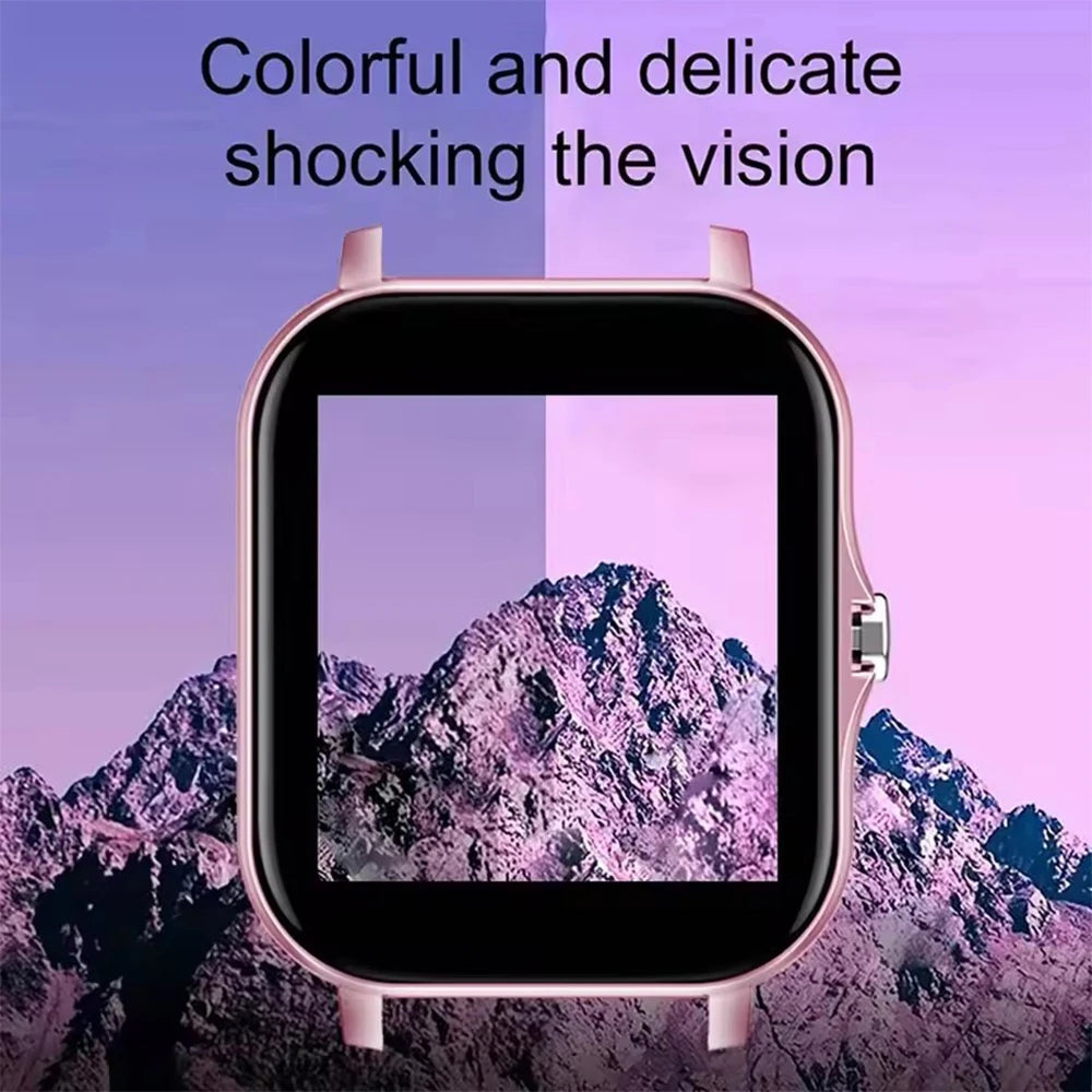 New Smart Watch Android IOS Phone 1.44 Inch Color Screen Bluetooth Call Blood Oxygen/Pressure Monitoring Smart Watch Women Men