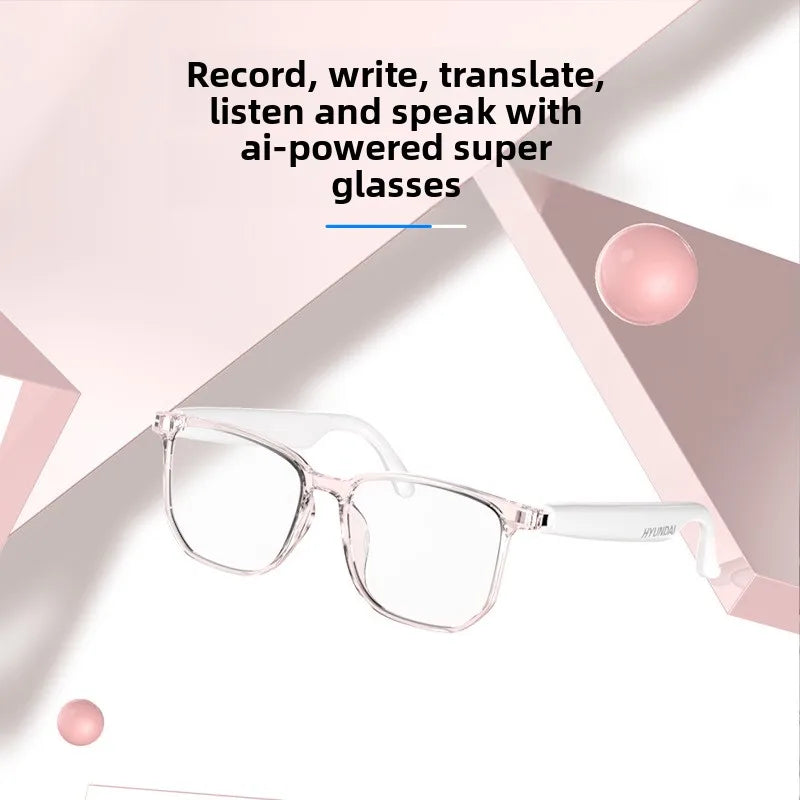 Bluetooth smart AI glasses simultaneous interpretation of 144 languages real-time wireless translation of headset calls