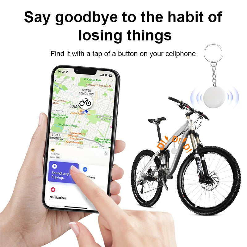 Smart Tracking Tag, Compact & Portable, Global Precision Positioning Device for Gifts