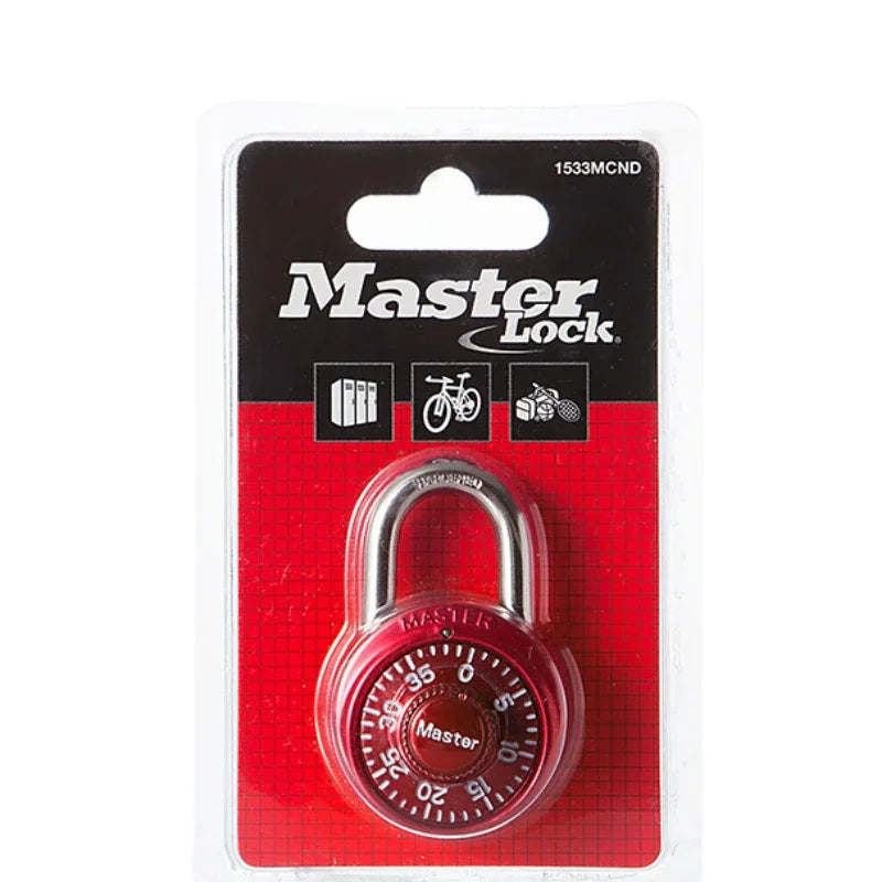 Locker Rotate Portable Password Lock Combination Padlock Rotation Lock for Gym and School Lockers Master Lock 1530D Combination