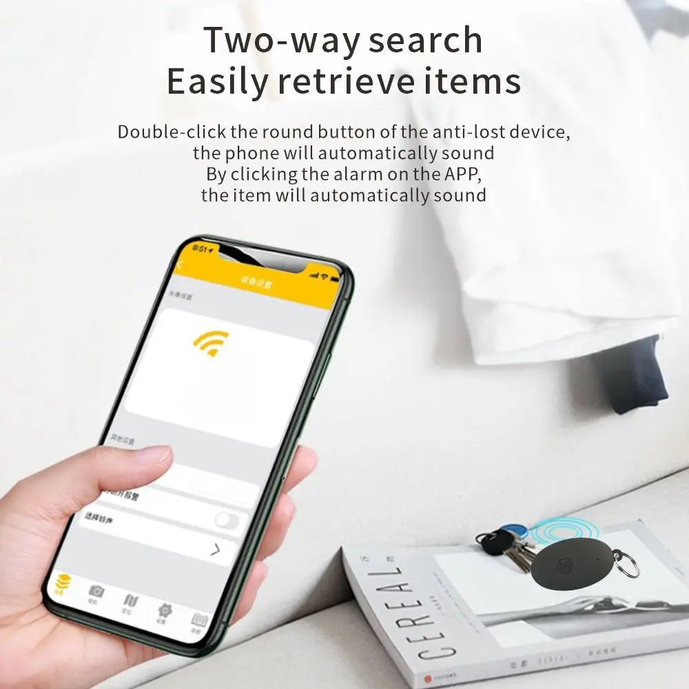 Smart Tag Mini GPS Bluetooth Tracker Anti-Lost Device For Pets Cat Dog Kids Key Bag Wallet Tracking Finder Locator Accessories