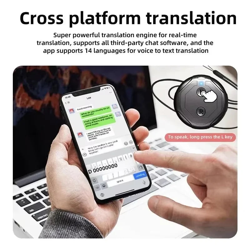Real-time Language Translator Instant Voice Translators Meeting Summary Speech Simultaneous Interpretation AI Smart Translator