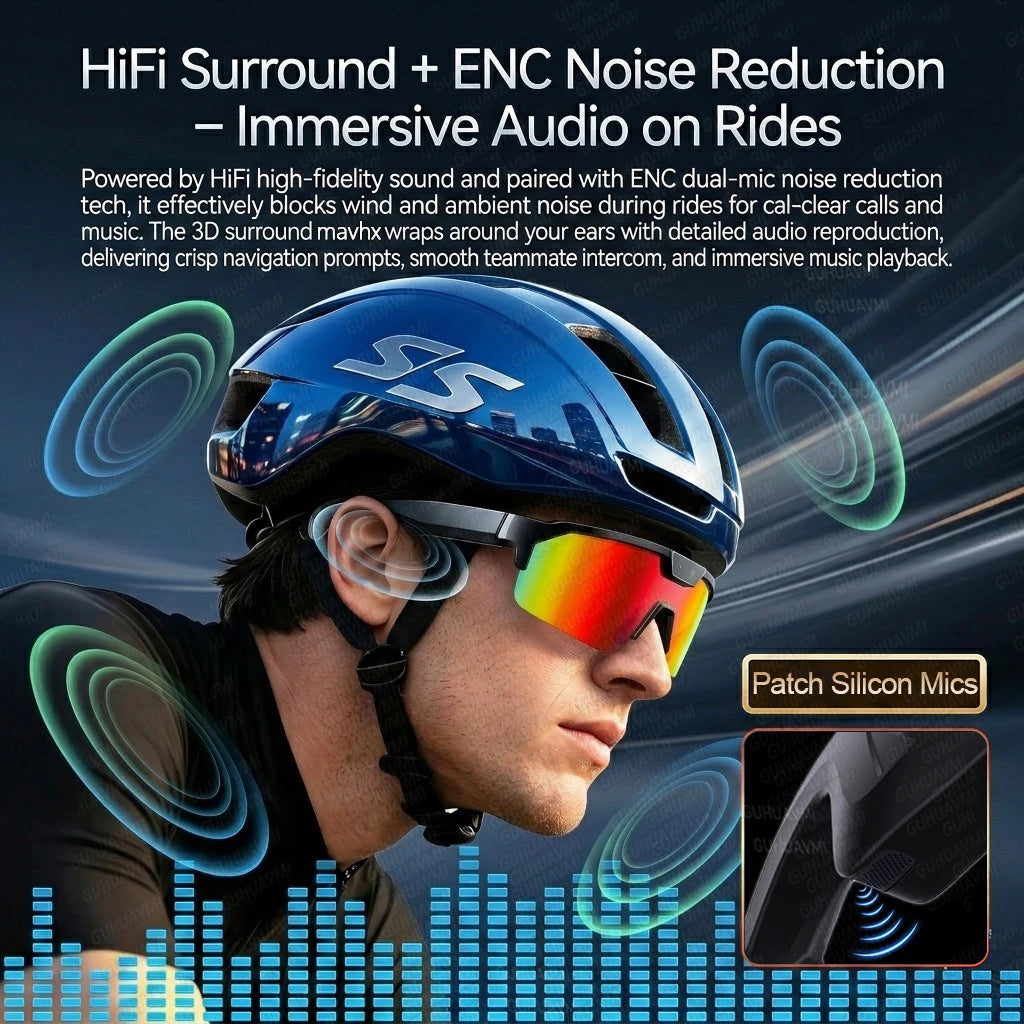 2026 New AI Camera Glasses, 1200P HD Video Recording, 30MP Photo Shooting, Voice Assistant, WiFi Sync for Cycling Hiking Travel