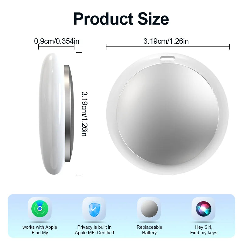 Smart Tracking Tag, Compact & Portable, Global Precision Positioning Device for Gifts
