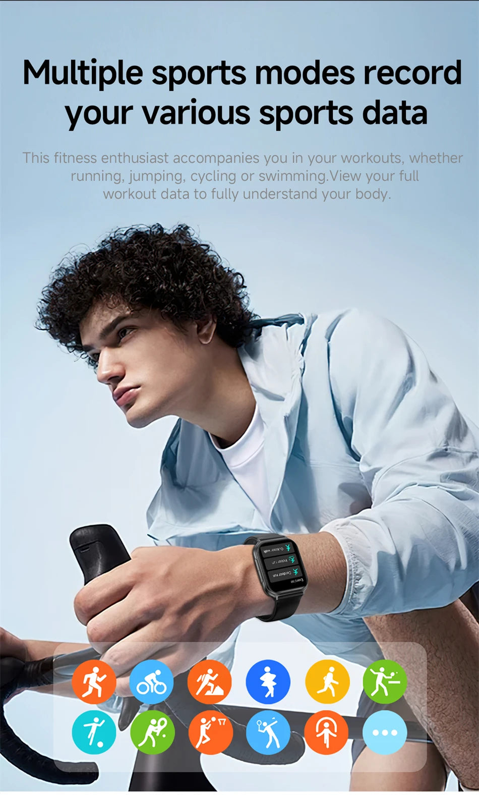 2026 New Smartwatches Men Women Sports Fitness Tracker IP68 Waterproof Built-in 24H Heart Rate 700 mAh Battery Call Smart Watch