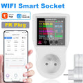 AC 220V Tuya Smart Life WiFi Socket Digital Power Frequency Energy Meter Electric Time Controller Amp KWh Remote Switch Watmeter