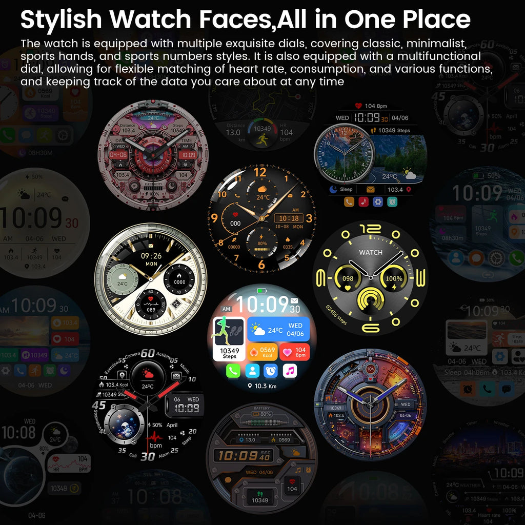 2026 New Sports Watch 5 Pro GPS Track Smart Watches Men 1.53"AMOLED Full Touch Screen Waterproof Bluetooth Talk Smart Bracelet