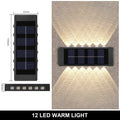 Solar LED Light, Outdoor Waterproof Wall Lamp, Dusk to Dawn Fence Up And Down Luminous Lighting  for Summer Garden Yard Porch