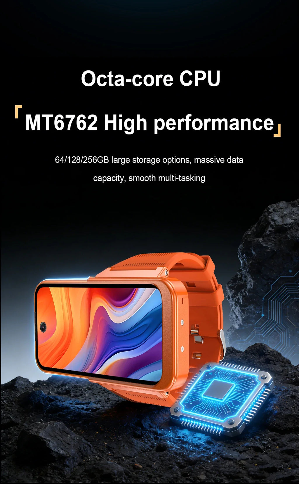 2026 Q333 Mini Android 12.0 Smart Watch 3.97 Inches 8GB RAM 256GB ROM Dual SIM Standby Play Store 4G Little Smart Watch Phone