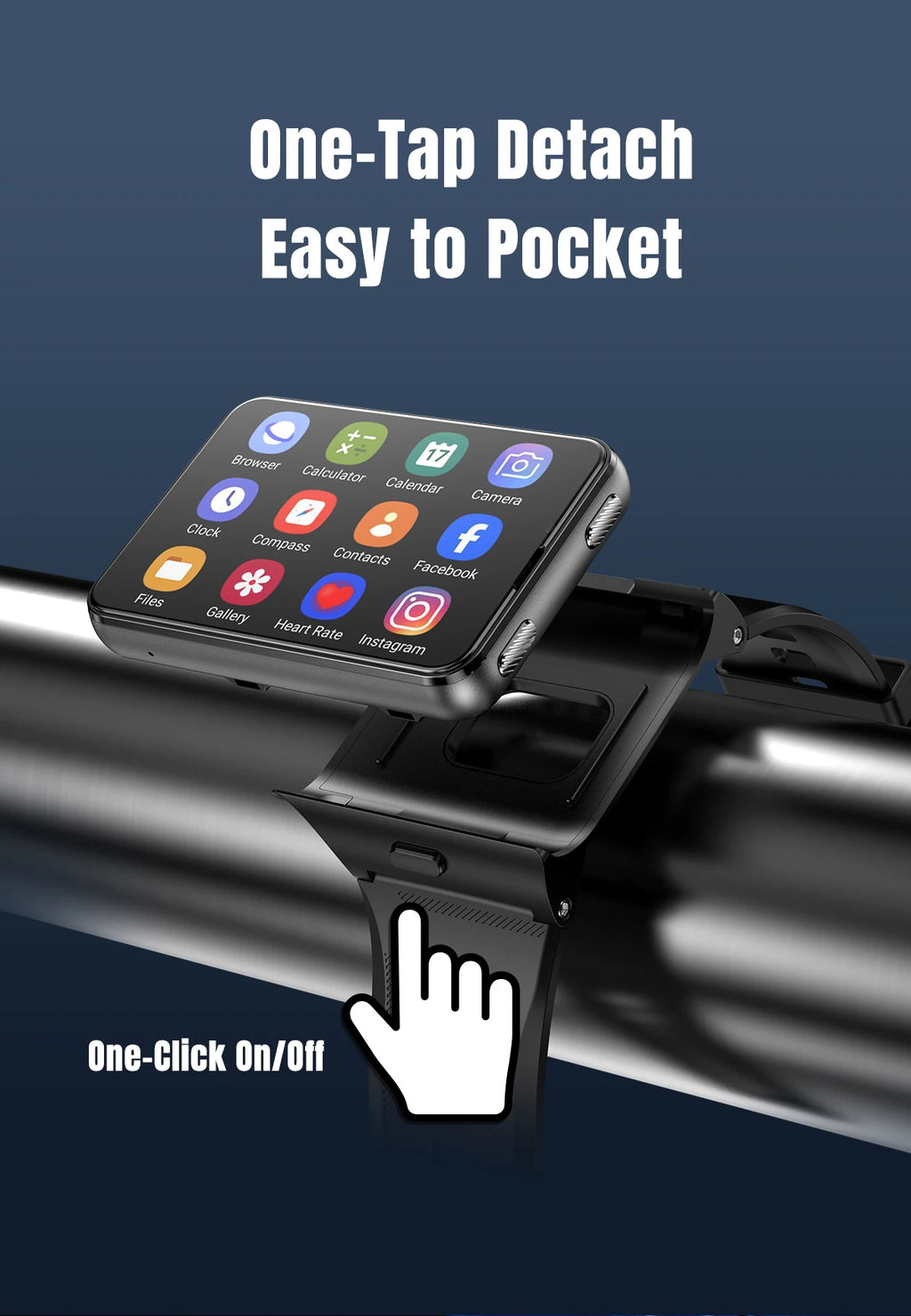 2026New 4G Sports SmartWatch S999 2.88 Inch Quad Core Android 9.0 OS Smartwatch 2300 MAh 13MP Camera 4GB/64GB Heart Rate Monitor