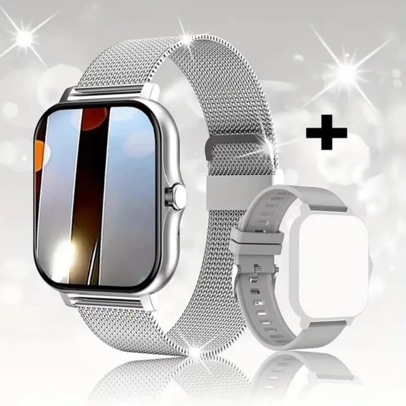 New Smart Watch Android IOS Phone 1.44 Inch Color Screen Bluetooth Call Blood Oxygen/Pressure Monitoring Smart Watch Women Men