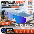 2026 New AI Smart Glasses 800W Camera HD Anti-shake Bicycle Riding Shooting&recording IP54 Water & Dust Translation Smartglasses