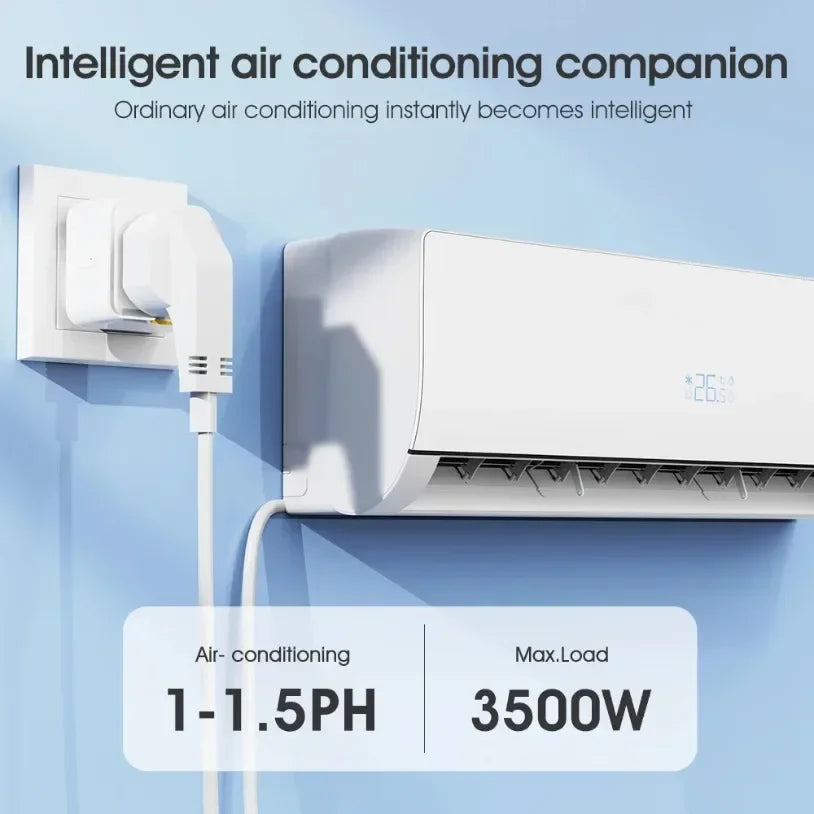 16A Tuya WiFi Smart Plug Travel Conversion Socket UK EU US Standard Power Monitor Timer Remote Control Smart Home Outlet
