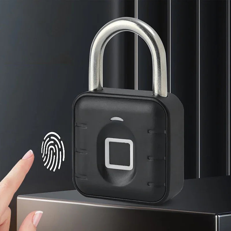 Tuya Smart Bluetooth Password Fingerprint Padlock Waterproof Keyless Security Electronic Luggage Bag Case Anti-theft Lock