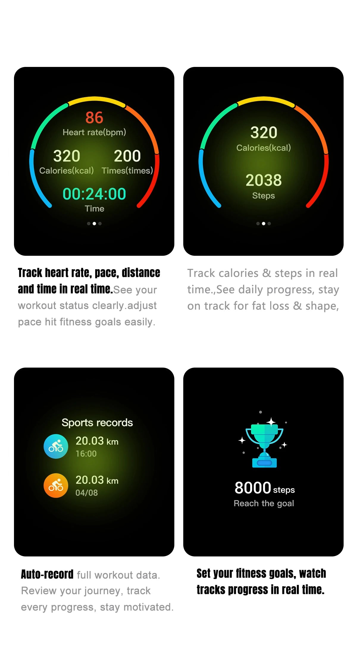 LIGE 2026 Smart Watch For Men IP68 Waterproof Sports Bluetooth Call Watch Smart Heart Rate Blood Oxygen Clock For Android IOS