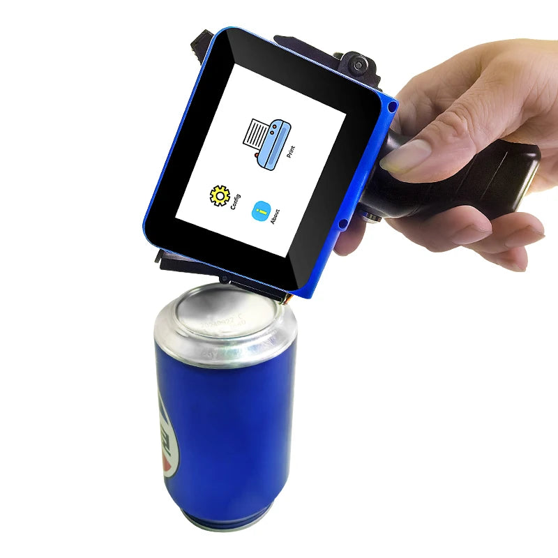 Mini Date Printer Inkjet Portable Coding Machine Bottle Box Plastic Bags Logo Text QR Code Serial Number