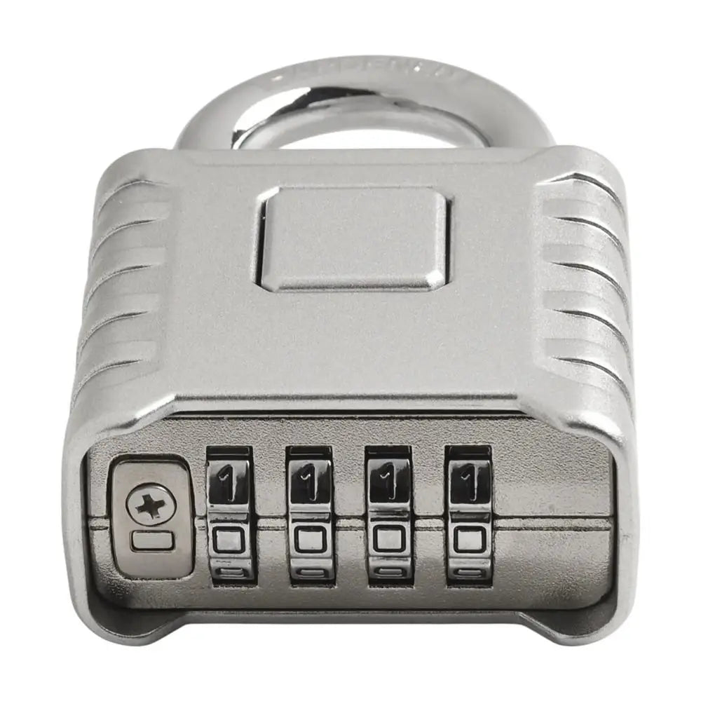 Alloy Combination Padlock Waterproof 4-Digit Number Password Code Locks Anti Theft Heavy Duty Drawer Cabinet Lock